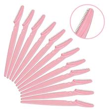 Depiladoras Faciales Care By Gadnic Set 12 Cuchillas Para Cejas Acero Inoxidable Con Mango Ergonomico 145cm