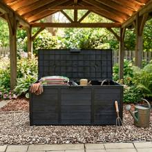 Deposito Jardin Gadnic 245L Plastico PP 1100x490x540mm Espesor 25mm Carga Maxima 100kg