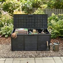 Deposito Jardin Gadnic 245L Plastico PP 1100x490x540mm Espesor 25mm Carga Maxima 100kg