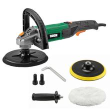 Pulidora Electrica Bron By Gadnic 1200W Velocidad Variable 180 mm Empuñadura Lateral