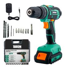 Taladro Bron By Gadnic 20 V Inalámbrico Profesional Luz LED