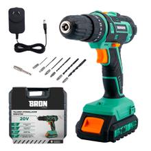 Taladro Bron By Gadnic 20 V Inalámbrico Profesional Luz LED