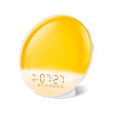 Reloj Despertador Gadnic 7 Colores Luz de Amanecer con Radio FM