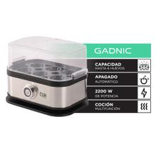 Huevera Eléctrica Cuk By Gadnic 200W Hervidor De Huevos Vaporera 6 Huevos