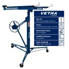 Elevador De Placas Vetra By Gadnic Para Drywall Paneles Yeso Ajustable Ruedas