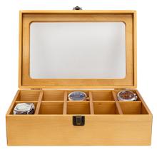 Caja Estuche de Madera Gadnic Organizador 10 Relojes