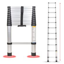 Escalera de Aluminio Telescópica Gadnic Escalones Extensibles 