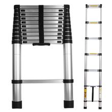 Escalera Telescópica Gadnic De Aluminio Extensible 5 Metros  