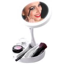Espejo Doble Gadnic Luz Led Usb 360 