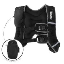 Chaleco Con Peso Force By Gadnic Ajustable Tiras Reflectivas Bolsillo Y Hebillas Frontales