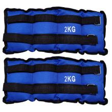 Tobilleras con Peso Gadnic Kit x 2 de 2kg c/u Reforzadas con Abrojo