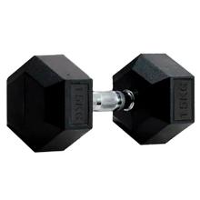 Mancuerna Hexagonal Gadnic Fit 15KG Goma 
