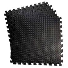 Alfombras de Ejercicio Encastrable x4 Unidades 60 x 60 Cm