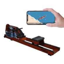 Maquina Simulador de Remo Gadnic Monitor Inteligente Bluetooth 28kg Silenciosa 