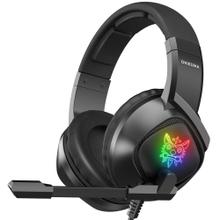 Auriculares Gamer Onikuma K19 RGB Con Microfono Cancelacion De Ruido Driver 40 mm Jack 35 mm USB Multiplataforma
