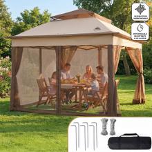 Gazebo Mosquitero Gadnic 3x3 Reforzado Estructura Acero 4 Paredes
