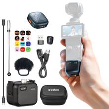 Micrófono Inalambrico Godox Cube OP3 Kit1 200 m 24 bits 10 horas    DJI Osmo Pocket 3