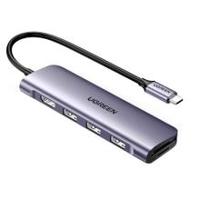 Hub Adaptador Ugreen 6 en 1 4K HDMI USB C a USB