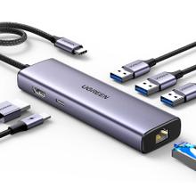 Hub Multipuerto 6 en 1 Ugreen USB-C Ethernet