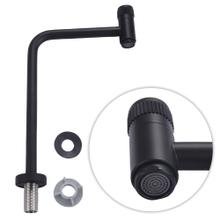 Griferia Para Baño Rieti Cuadrada Negro Matte