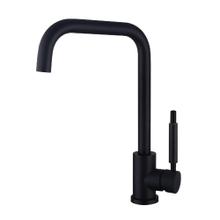 Griferia Grifo de Cocina Piazza Gourmet Monocomando Negro Pico Movil 10303NE