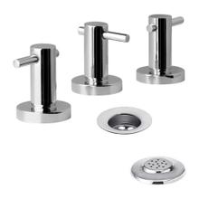 Griferia Bidet Piazza Vectra Cierre Ceramico Baño Cromo 22704