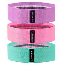 Bandas Elásticas Gadnic Fit Polyester Kit x3 de Resistencia Circulares Isométricas  Bolso