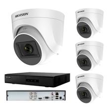 Kit De 4 Cámaras De Seguridad Y Grabadora DVR HIKVISION