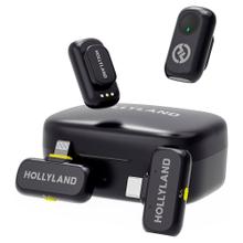Micrófono Inalámbrico Hollyland Lark A1 2 TX  1 RX USB-C  1 RX Lightning  Estuche Carga
