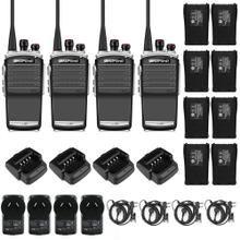 Handy Baofeng KS-305 Profesional Kit x4 5w Hasta 10km + 8 Baterías y 4 Manos Libres