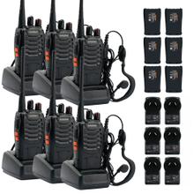  Handy Gadnic WK99U Kit x6 5w 16CH UHF Hasta 10km + Manos Libres