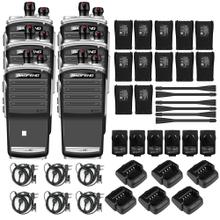 Handy Baofeng KS-305 Profesional Kit x6 5w Hasta 10km + 12 Baterías y 6 Manos Libres