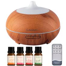 Kit Humidificador Difu0003 Gadnic + Set Aceites Escenciales 4 Aromas
