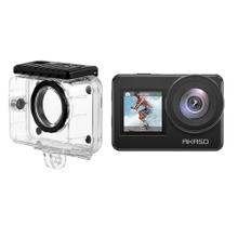 Kit Camara De Accion AKASO Brave 7 20MP 4K30 IPX8 Deportiva Doble Pantalla + Carcasa Impermeable
