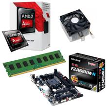 Combo Actualizacion Pc AMD 7480 + A68 Gigabyte + 4GB Kingston