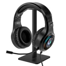 Kit auriculares Gamer Gadnic  Alpha A9000 Play Microfono Luz RGB + Base Soporte Gaming