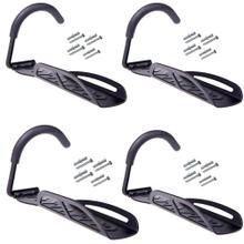 Kit x4 Soporte C/Gancho Gadnic Para Bicicleta Pared