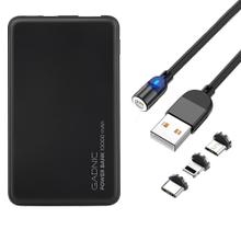 Kit Cargador Portátil BC-26 10000 Mah + Cable USB Magnético 3 en 1 