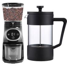 KIT Molinillo De Cafe Profesional CG165  Cafetera Manual Francesa Gadnic 