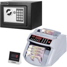 Kit de Seguridad Caja Fuerte + Contadora de billetes GADNIC 