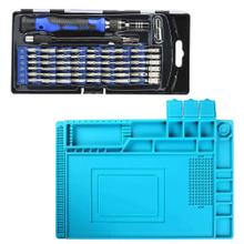 Kit Desarmador 80 en 1 Reparacion De Celulares + Manta Antiestática Gadnic