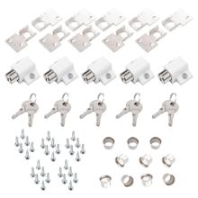 Kit de 5 Cerraduras Rieti Puerta Ventana Corrediza