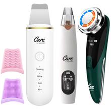 SET Masajeador Facial Cpled1 Rejuvenecedor +Extractor de Puntos Negros X3 Recargable + Espatula CL50 Ultrasonica