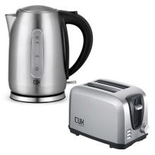 Combo Desayuno Gadnic Pava Eléctrica Mate + Tostadora Acero Inoxidable