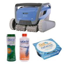 Robot Barrefondo Dolphin M600 + Cloro 1KG + Alguicida 1L  + Gel Clarificador 75GR