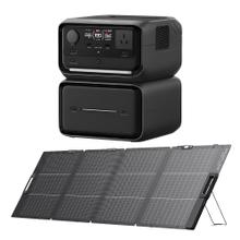Kit Estación De Energía EcoFlow River 3 Max Plus y Panel Solar Portátil 220W 