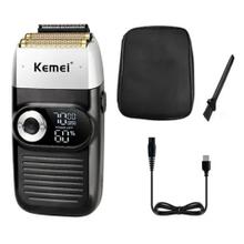  Afeitadora Kemei KM-2026 Barberia Negra 