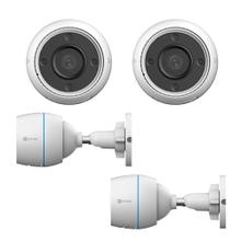 Kit Cámara De Seguridad IP Ezviz WiFi 2mp FHD H3C Visión Audio x 2 unidades 