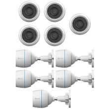 Kit Cámara De Seguridad IP Ezviz WiFi 2mp FHD H3C Visión Audio x 5 unidades