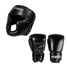 Kit Guantes Boxeo 14 Oz XL y Protector Cabezal Boxeo Force by Gadnic